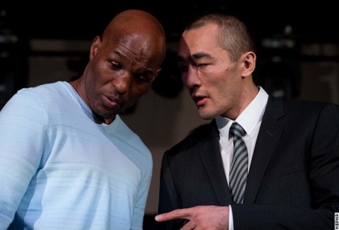 Бейбіт Шүменов пен Бернард Хопкинс баспасөз мәслихатын өткізді