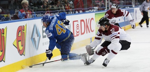 Хоккейден Қазақстан құрамасы Латвияға есе жіберді