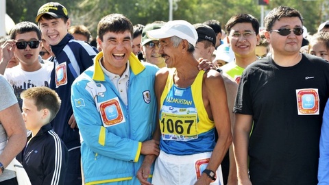 Қарағандыда жеңіл атлетика эстафетасы өтті