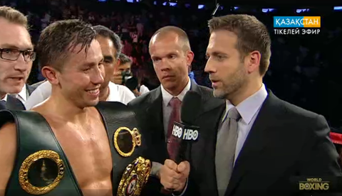 Геннадий Головкин үшінші раундта нокаутпен жеңіске жетті 