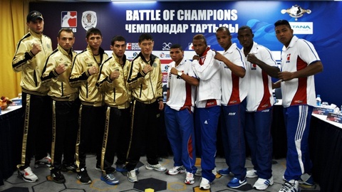 Бүгін «Астана арландары» мен «Куба қабыландары» арасындағы алыптар айқасының екінші күнгі жекпе-жектері өтеді