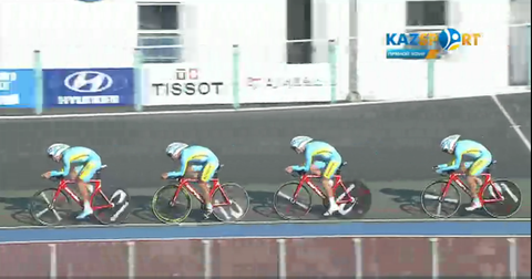 Инчхон-2014. Қазақстандық велошабандоздар командалық жарыста 4-ші орынды иеленді