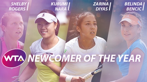 WTA Зарина Диасты «жыл жаңалығы» үміткерлер қатарына қосты