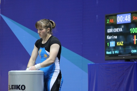 Ауыр атлетика. Жарыс жолында – Карина Горичева