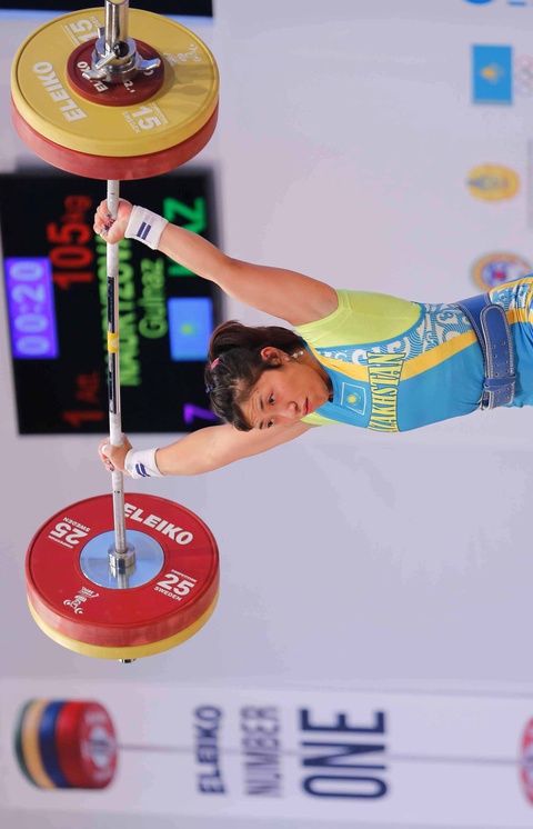 Ауыр атлетика. Гүлназ Наурызова «С» тобында екінші орын иеленді 