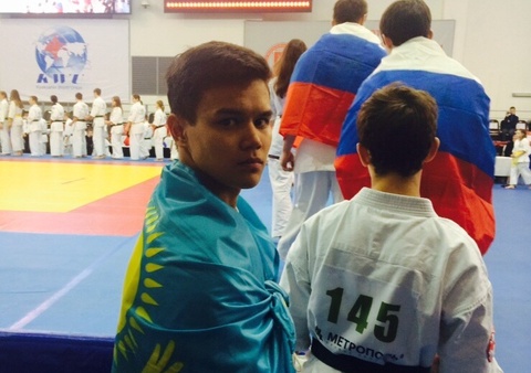 Каратэші Темірлан Жәнібеков Мәскеуде өткен Әлем чемпионатында топ жарды