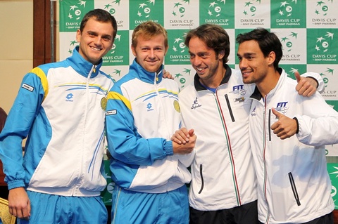 Дэвис Кубогы. Голубев пен Недовесов жұбы италиялықтарды жеңе алмады