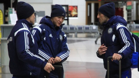 Футболдан Қазақстан Ұлттық құрамасы Мәскеуге жетті 