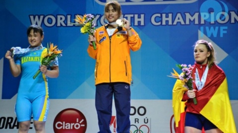 Әйгерім Әуелбек ауыр атлетикадан жастар арасындағы Әлем чемпионатының күміс жүлдегері атанды