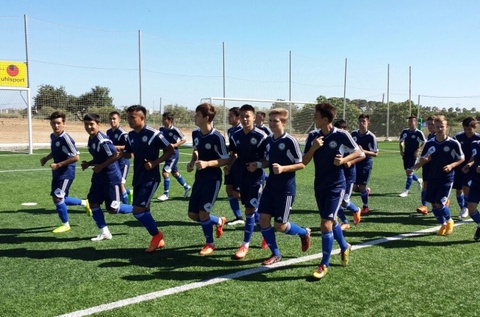 Футболдан 17 жасқа дейінгі Қазақстан жасөспірімдер құрамасы жолдастық кездесуде жеңіске жетті