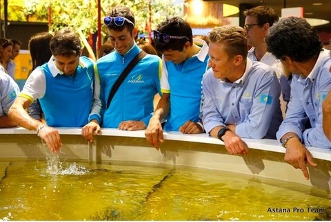 «Astana Pro Team» велокомандасы «EXPO-2015» көрмесіне барды