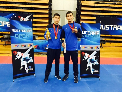 Таеквондодан «Australian Open» турнирінде Нұрсұлтан Мамаев алтын, Смайл Дүйсебай қола медаль иеленді