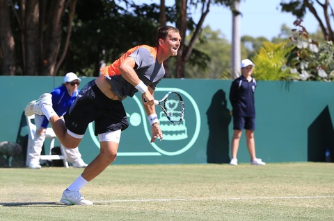 Дэвис Кубогы. Александр Недовесов Қазақстан құрамасын 2:0 есебімен алға шығарды