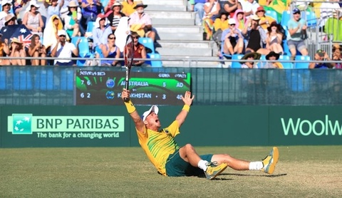 Дэвис Кубогы. Қазақстан теннисшілері Австралия құрамасына есе жіберді
