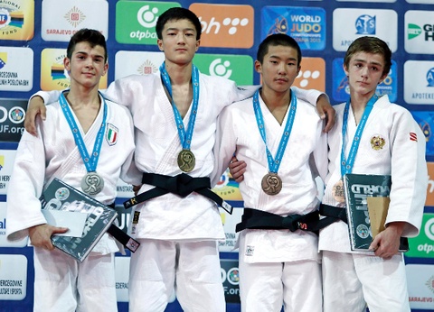 Дзюдошы Айболат Ыстыбай кадеттер арасында Әлем чемпионы атанды