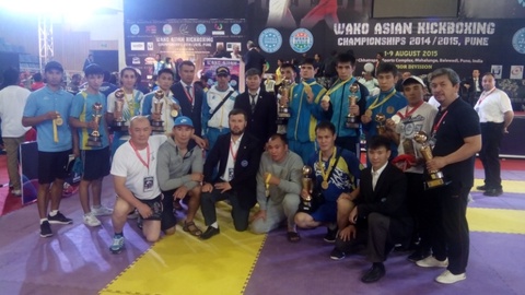 Қазақстандық кикбоксшылар Азия чемпионатында 24 алтын медаль ұтты