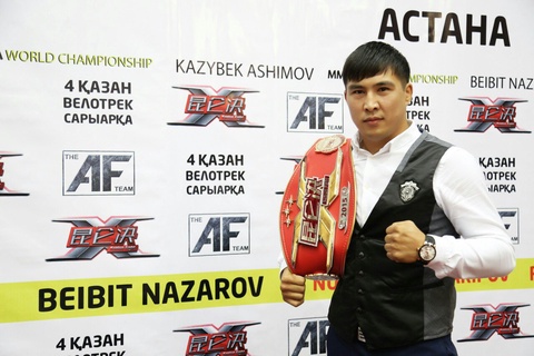 ММА «KUNLUNFIGHT 4 CAGE SERIES» Әлем біріншілігінде Бейбіт Назаров «Алтын белбеуін» екінші рет қорғап қалды