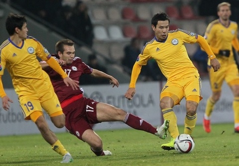 Еуро-2016. Латвия-Қазақстан матчы 0:1 есебімен аяқталды