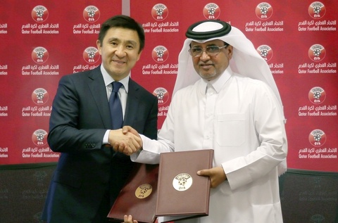 Қазақстан футбол федерациясы мен Катар футбол қауымдастығы ынтымақтастық жөнінде келісімге қол қойды