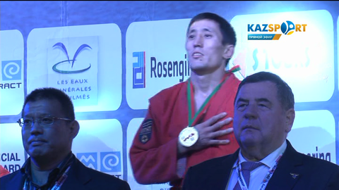 Қазақстандық Алмас Сүлейменов әскери самбодан Әлем чемпионы атанды (ВИДЕО)