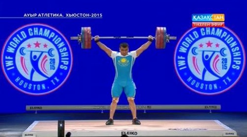 Ауыр атлетика. ӘЧ-2015. Алмас Өтешев - күміс, Жасұлан Қыдырбаев қола медаль иеленді