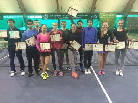 Шымкентте теннистен халықаралық Shymkent Gold 16&amp; under турнирі аяқталды