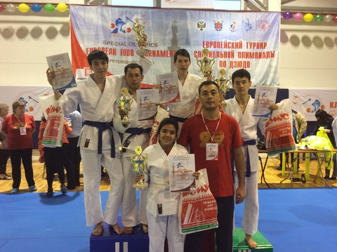 Қазақстандық дзюдошылар арнайы Олимпиаданың еуропалық турнирінде 5 медаль иеленді 