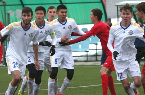 Футболдан Қазақстан жастар құрамасы «Зенит» футболшыларын ұтты