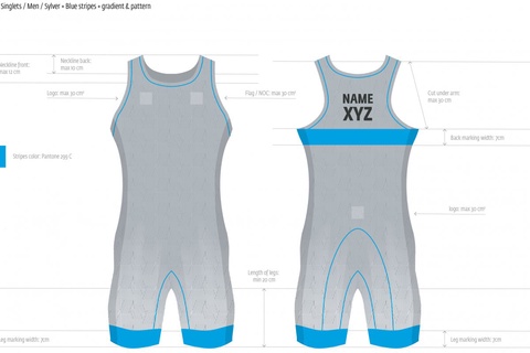 Грек-рим, Еркін және Әйелдер күресі палуандарының киімі өзгермек