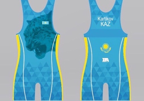 UWW Қазақстан палуандарының барыс суреті бейнеленген киім эскизін бекітті