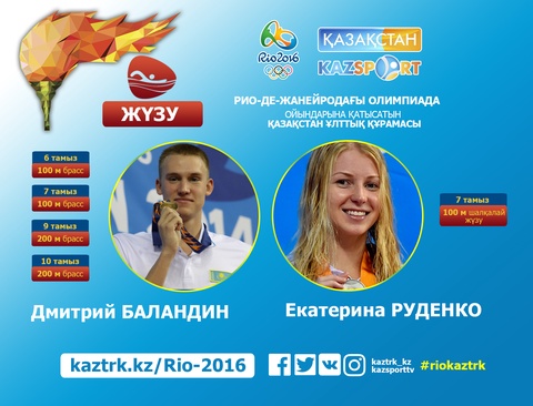 Олимпиада ойындарына қатысатын жүзуден Қазақстан Ұлттық құрамасы