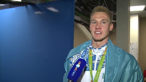 Эксклюзив! Дмитрий Баландиннің Рио Олимпиадасындағы жеңісінен кейінгі сұхбаты (ВИДЕО)