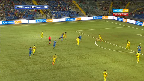 «Астана» Еуропа Лигасының плей-офф кезеңінде «БАТЭ» командасын 2:0 есебімен жеңді (ВИДЕО)