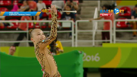 Рио Олимпиадасының көркем гимнастика жарысында Сабина Әшірбаева ақтық сынға өте алмады (ВИДЕО)