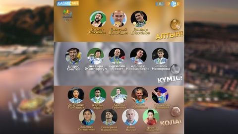 Бүгін Астанада Олимпиада чемпиондарына құрмет көрсету салтанаты өтеді