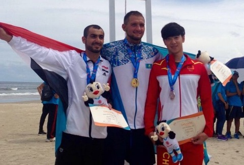  Худяков Азия Жағажай ойындарында алтын медальға ие болды