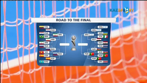 Футзалдан  Әлем чемпионатының жартылай финалистері белгілі болды