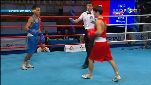 Бокстан Қазақстан чемпионаты: Қанағат Манатұлы (49 кг) келесі кезеңге жолдама алды (ВИДЕО)