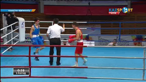 Бокстан Қазақстан чемпионаты: Бағдат Толыбаев (52 кг) алғашқы айналымда жеңіске жетті (ВИДЕО)