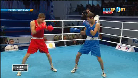 Бокстан Қазақстан чемпионаты: Рүстем Шәуменов (52 кг) келесі айналымға өтті (ВИДЕО)