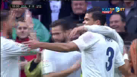 Реал Мадрид - Спортинг Хихон: Криштиану Роналду есепті еселей түсті - 2:0 (ВИДЕО)