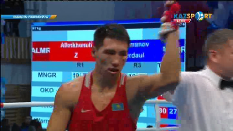 Бокстан Қазақстан чемпионаты. Финал. Жәнібек Әлімханұлы жеңіске жетті (ВИДЕО)
