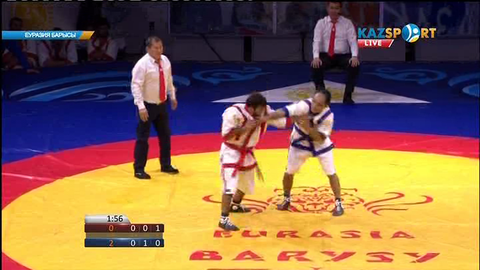 Еуразия Барысы - 2016: Қуаныш Исқақов (66 кг) грузиялық қарсыласынан басым түсті (ВИДЕО)