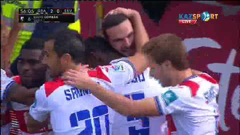 Гранада - Севилья: Давид Ломбан есепті еселей түсті - 2:0 (ВИДЕО)