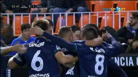 «Валенсия» - «Малага»: Пабло Форнальстің голы - 0:1 (ВИДЕО)