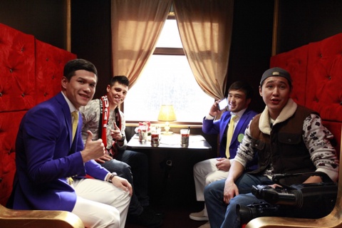 Қазақстан спорт жұлдыздары жаңажылдық музыкалық комедияның түсіріліміне қатысты