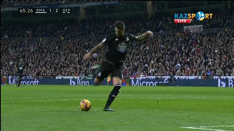 «Реал» - «Депортиво»: Хоселудің екінші голы - 1:2 (ВИДЕО)