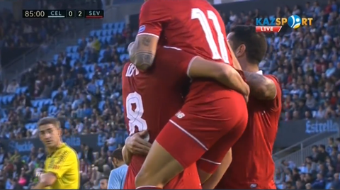 «Сельта» - «Севилья»: Иборраның екінші голы - 0:2 (ВИДЕО)