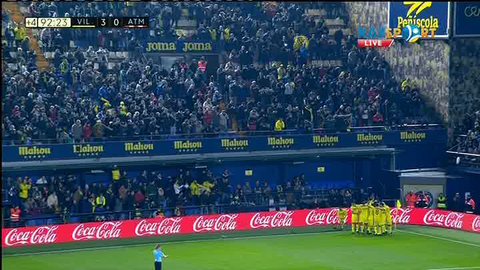 «Вильярреал»- «Атлетико»: Роберто Сорианоның голы - 3:0 (ВИДЕО)