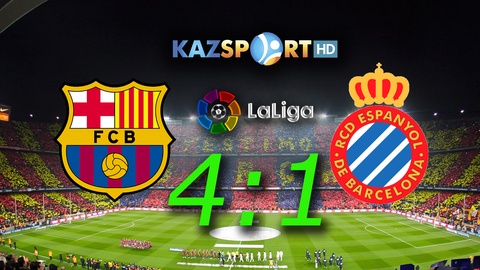  «Барселона»  «Эспаньолдың» тас-талқанын шығарды - 4:1